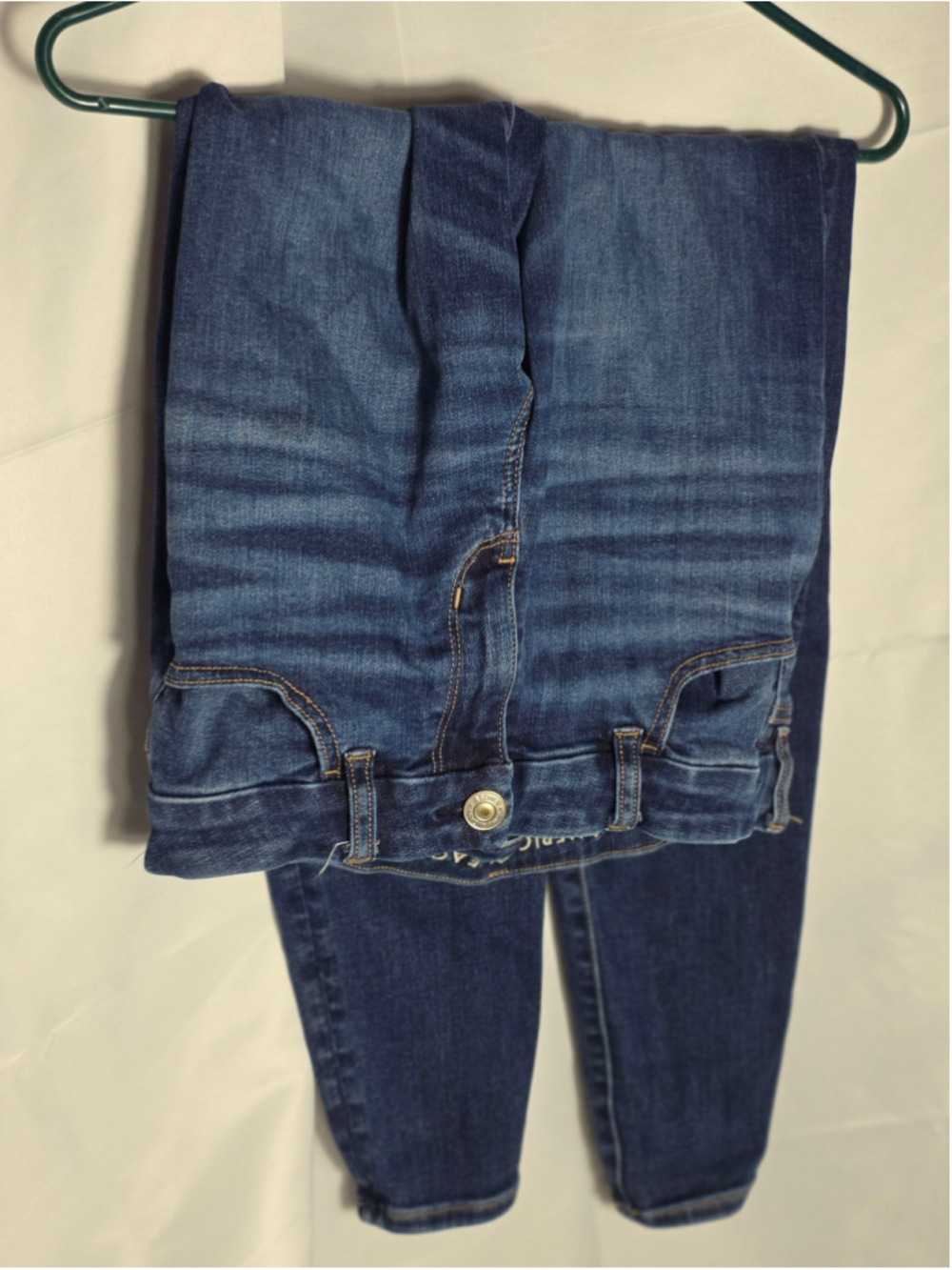 Women's American Eagle Skinny Jeans Size 4 Blue y2k retro vintage 90s trendy